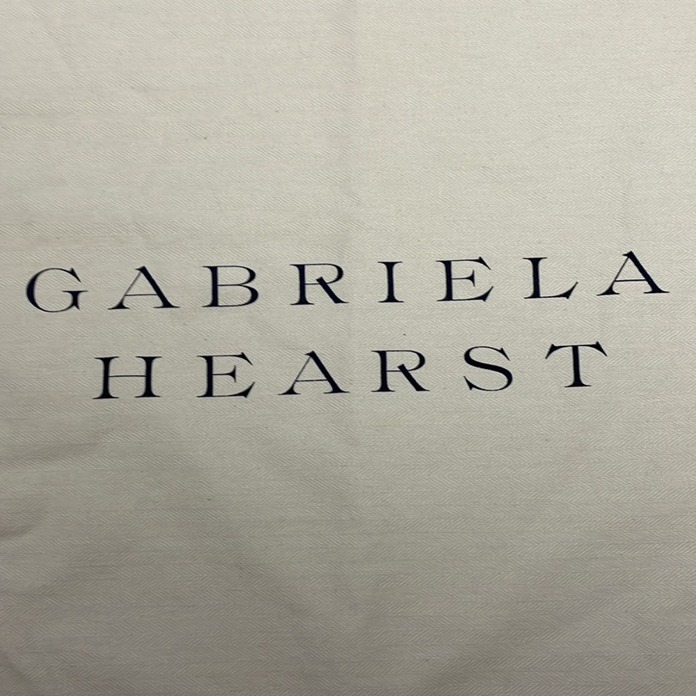 Gabriela Hearst Off White with Navy Blue Letters Dust Bag Approximately 16" X14" - Picture 3 of 7